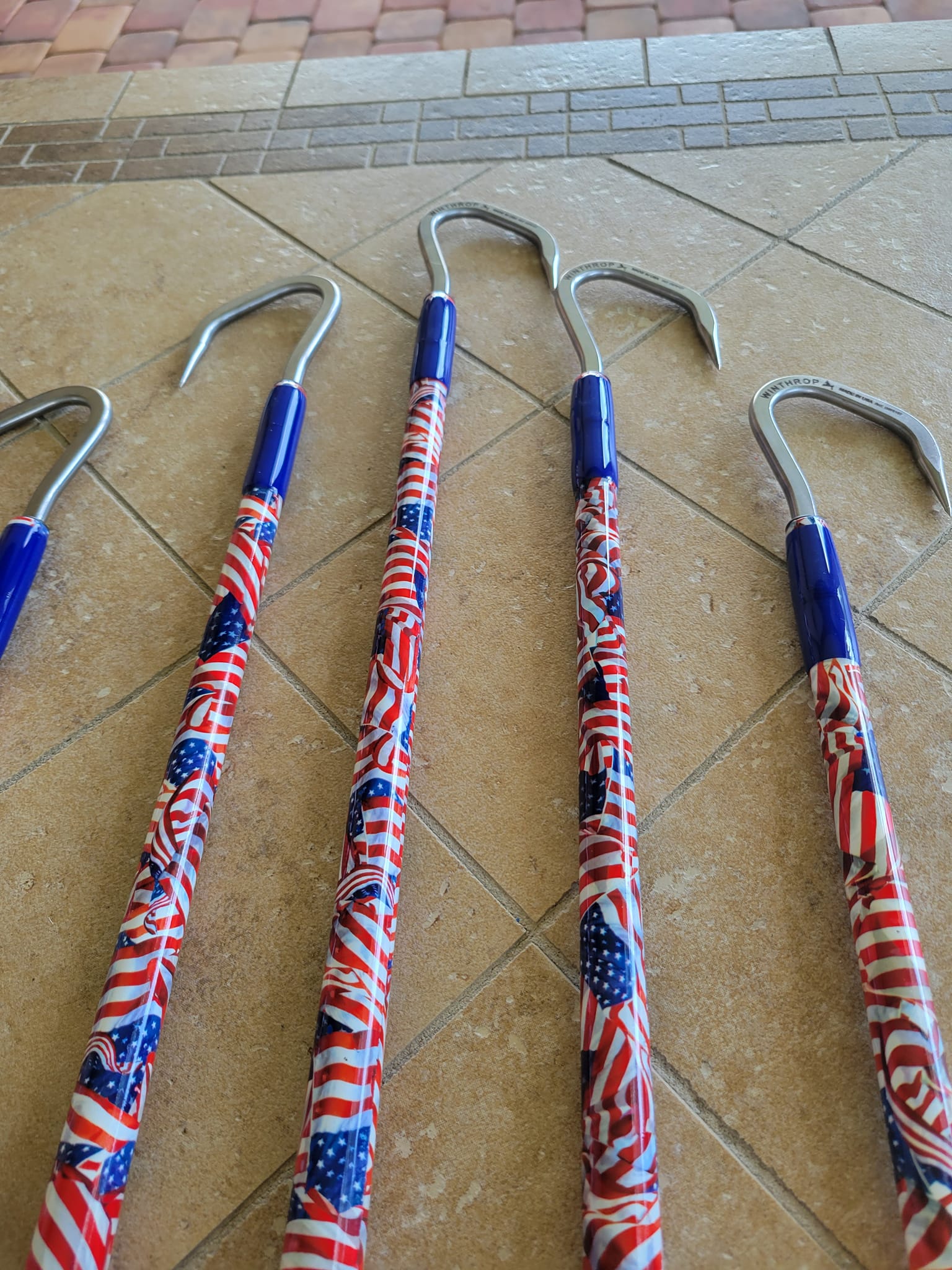 8' 2" GAFF US FLAG Adventurous Custom Rods 8' 2" GAFF US FLAG Adventurous Custom Rods