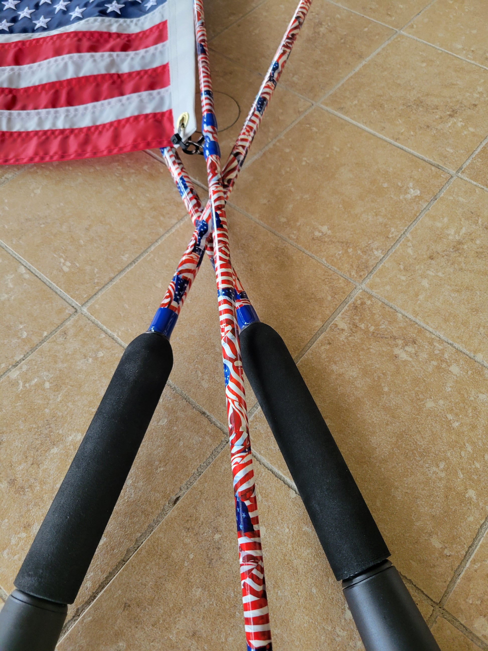 american flag baitcasting rods ACR US FLAGS – Adventurous Custom Rods